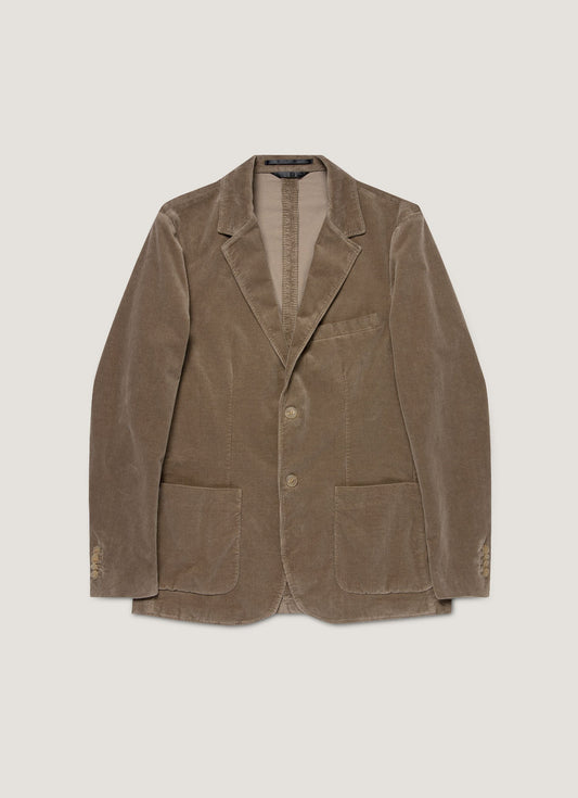 Men's Corduroy Blazer in Bark