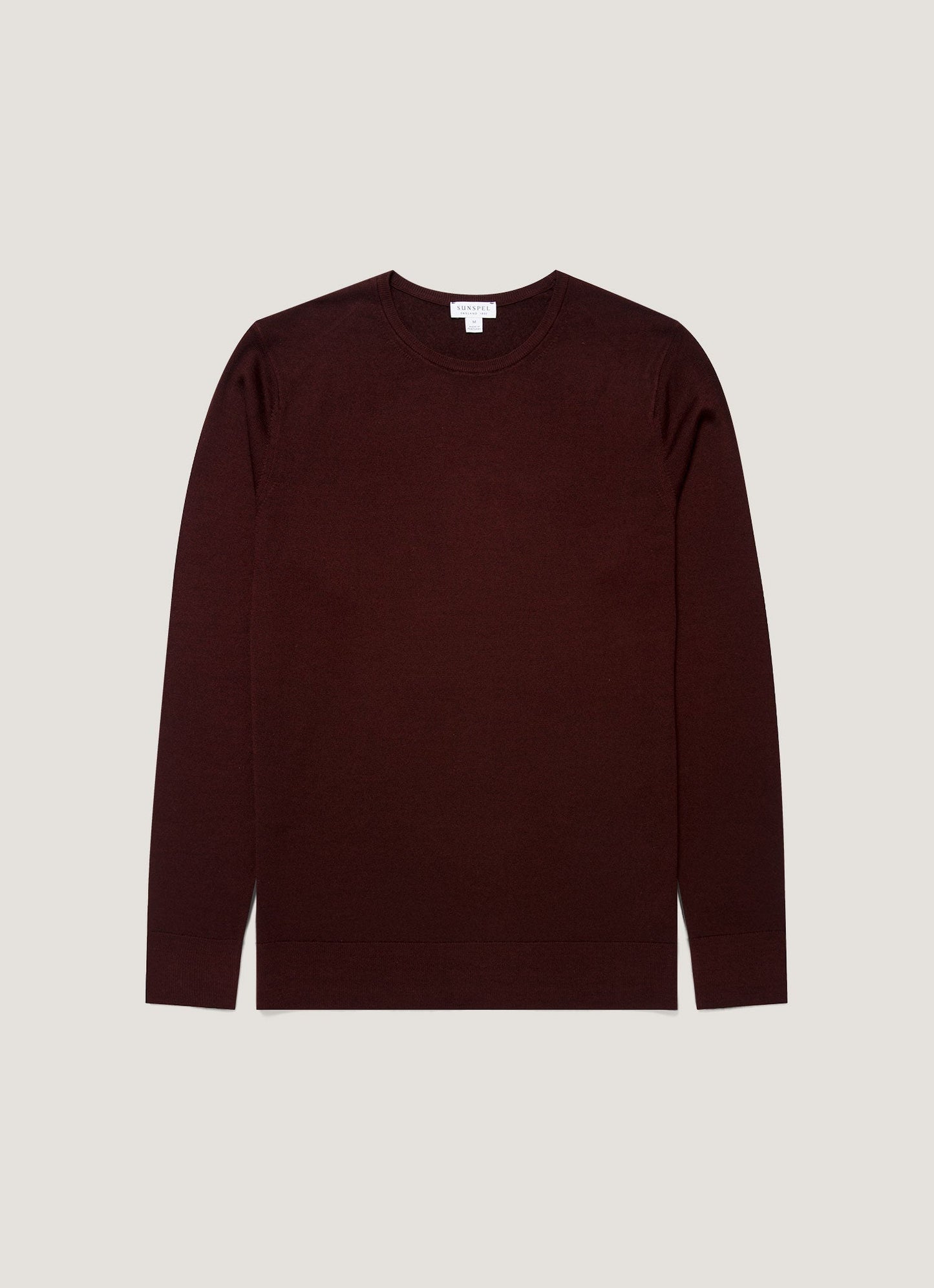 Men's Extra-Fine Merino Crew Neck in Bakelite